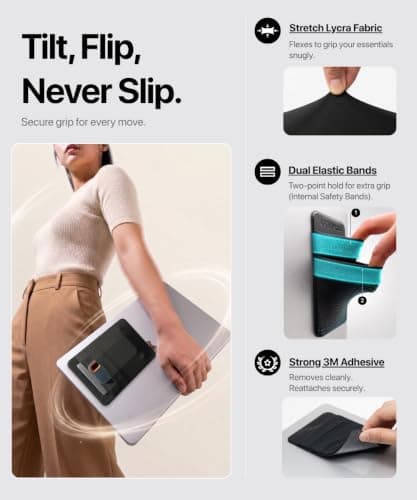 Afterplug 2-Pocket SSD & Hard Drive Holder for Laptop, Reusable 3M Adhesive — view 6