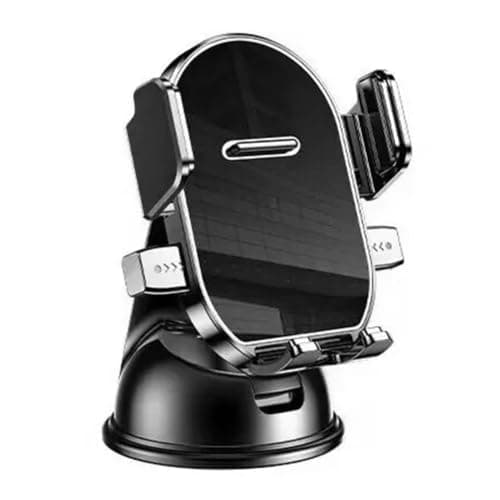 BYYLECL Car Phone Holder, Universal Adjustable Car Phone Mount for Dashboard, Windshield 360° Rotation Cell Phone Mount Quick Release