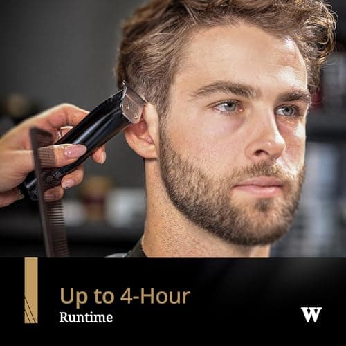 Wahl Chromini Duo Cordless Hair Trimmer with U-Blade & T-Blade, Precision Detail Trimmer for Barbers, Close Cutting, Line-Ups & Edging, Lightweight Ergonomic Design, Rechargeable Grooming Kit — view 2