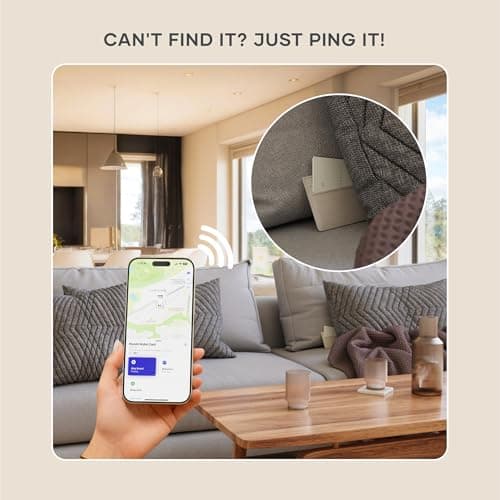 SATECHI FindAll™ Wallet Card, Find My Compatible for iPhone & iPad, Sand — view 4