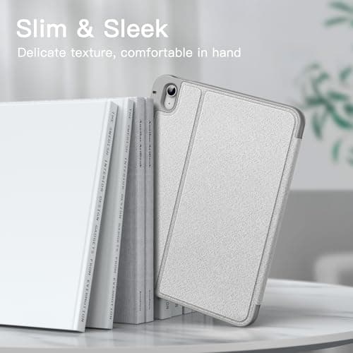 JETech Folio Case for iPad (A16) 11th/10th Gen, Silver — view 4