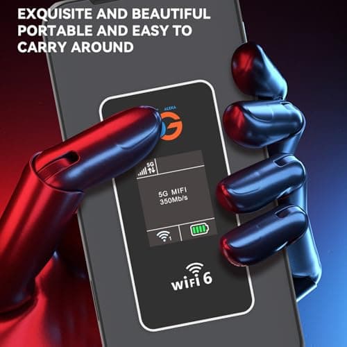 Tbest 5G Mobile Hotspot with 8000mAh Battery — view 2