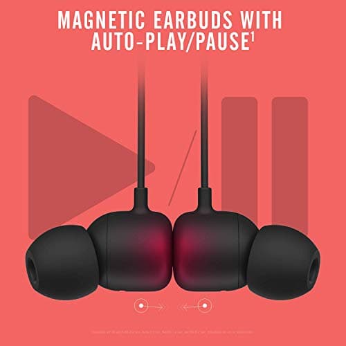 Beats Flex Wireless Earphones – Apple W1 Headphone Chip, Magnetic Earbuds, Class 1 Bluetooth, 12 Hours of Listening Time, Built-in Microphone - Beats Black — view 5