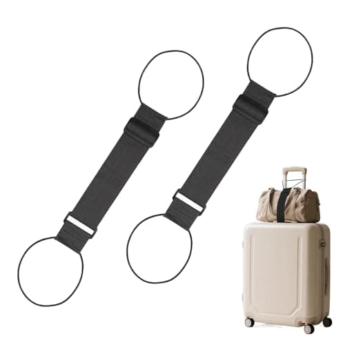 AFIODA 2 Pcs Elastic Fastening Belt for Luggage
