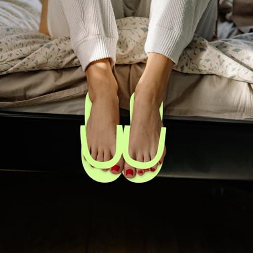 LIFKOME 12 Pairs Portable Disposable Eva Foam Slippers for Pedicure Use, Hotel Supply Multi-pack Spa Slippers, Convenient Single Use Footwear for Travel and Salon Random Color — view 5