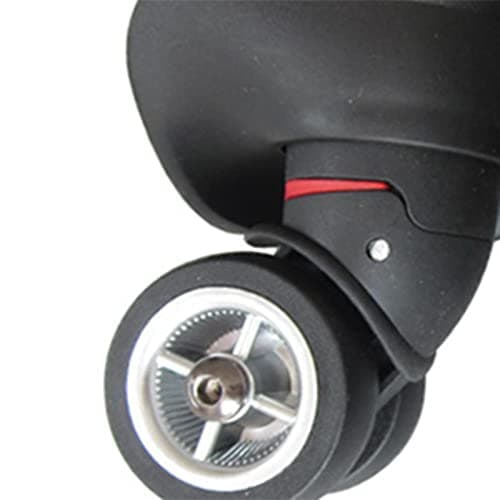 Colcolo A08 Luggage Wheel Replacement, Universal Wear Resistant Swivel Casters Suitcase Wheels for Luggage Box Trolley Case Parts Accessories Repair, Small — view 4