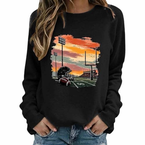 Versatile Hoodless Sweatshirt For Everyday Comfort And Layering (Black, S)