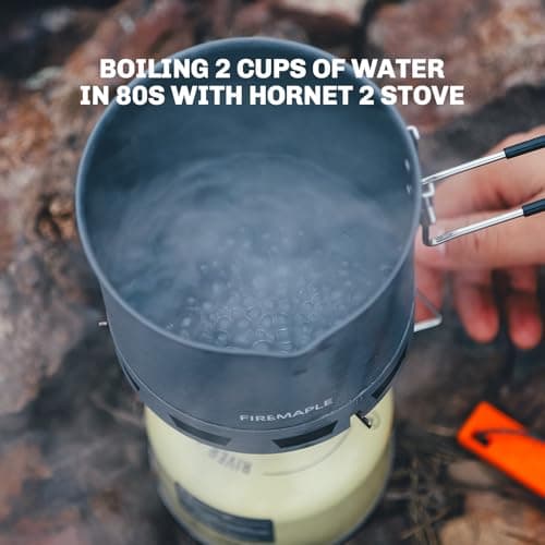 Fire-Maple G2 Petrel 750ml Ultralight Camping Pot Heat Exchanger (184.5g) — view 4