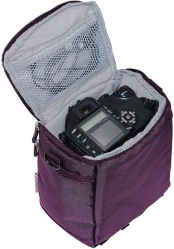 Navitech Purple Protective Portable Projector Carrying Case and Travel Bag for The APEMAN Mini Pocket LED DLP Projector — view 3