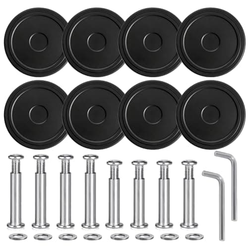 8 Pack 50mm Luggage Wheels Replacement Kit for Suitcase Caster Repair