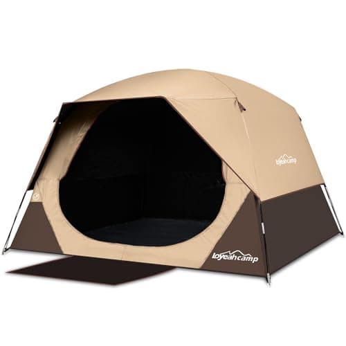 LOYEAHCAMP Tent 4/6 Person Blackout Camping Tent with Rainfly