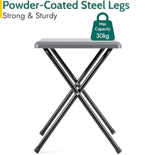 Trail Small Folding Camping Table, Grey — view 4