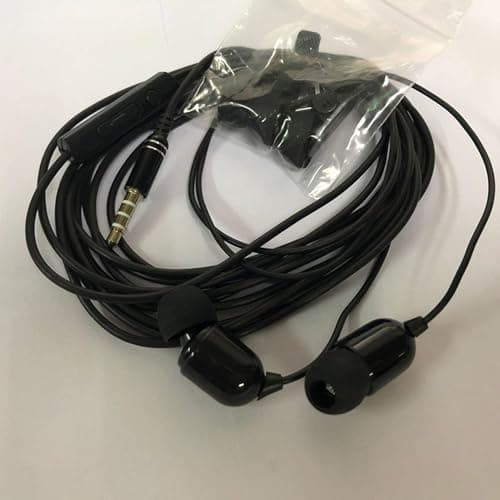 Extra Long Wired Headphones - 3 Meters Wired Earphones with Microphone, In-Ear Headphones with Noise Cancelling for Audio Devices, Computers, Phones, Music and Calls — view 2