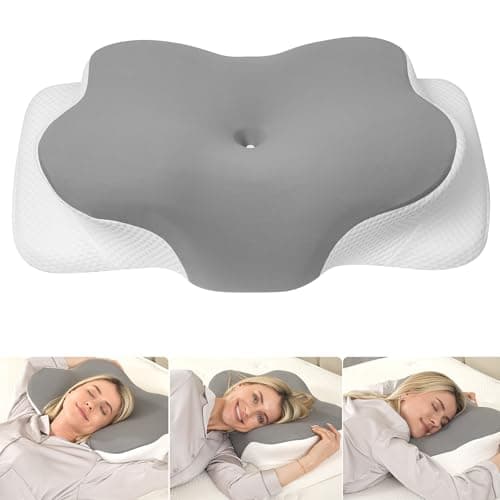 MULISOFT Memory Foam Pillow, Cervical Pillow, Neck Pillow, Ergonomic Pillow