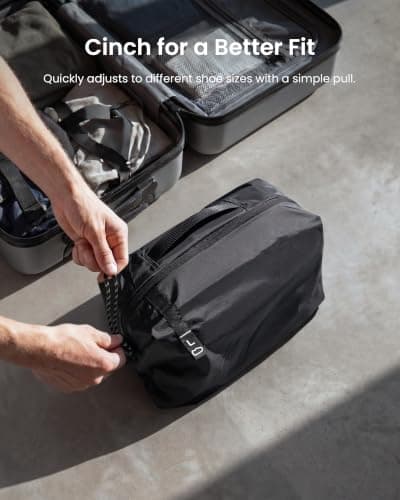tomtoc Shoe Bag for Travel Packing Fits up to UK Men’s 9/ Women’s 10.5, M — view 4