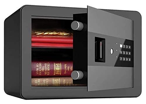 CLSDRZC Fireproof Waterproof s and Lock es, Money Electronic Steel with Keypad, 2 Manual Override Keys- Protect Money, Passports- for Home, Business or Travel for Home Offi