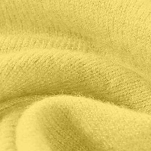 Women's Jumpers Round Neck Knitted Ladies Sweaters Long Sleeve Pullover Tops Ladies Cotton Jumpers Plain Fall Clothes Knitwear Thermal Winter Lightweight Blouses for Hiking Office Travel — view 4