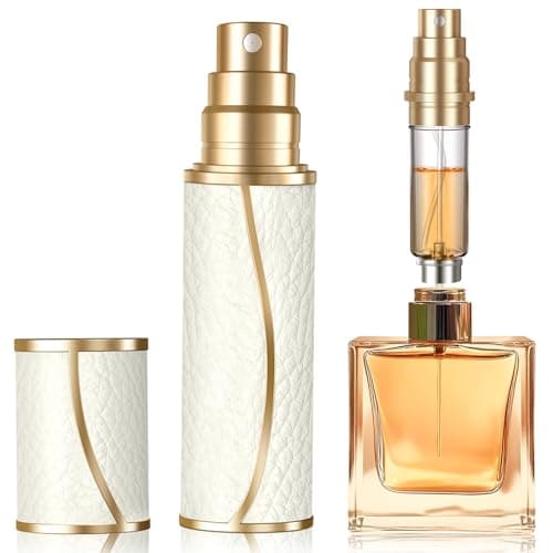Perfume Refillable Atomizer 5mL Perfume Spray Bottle Leather Material