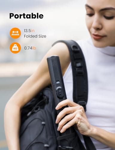 ANXRE 71"/180cm Phone Tripod for Phone＆Camera, NT79 Extendable Selfie Stick — view 6