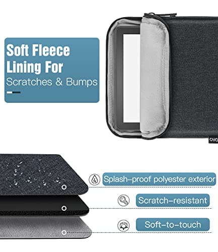 TiMOVO 6-7 Inch Sleeve Case for eReader, Space Gray — view 4