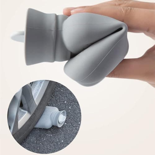 Mini Hot Water Bottle with Grey Knitted Cover, for Pain Relief — view 6