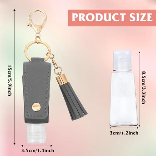 3PCS Hand Sanitiser Gel with Clip,Portable Hand Sanitiser with Clip — view 2