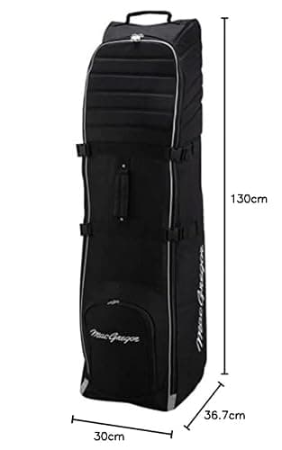 MacGregor Golf VIP II Premium Wheeled Travel Cover Black — view 2