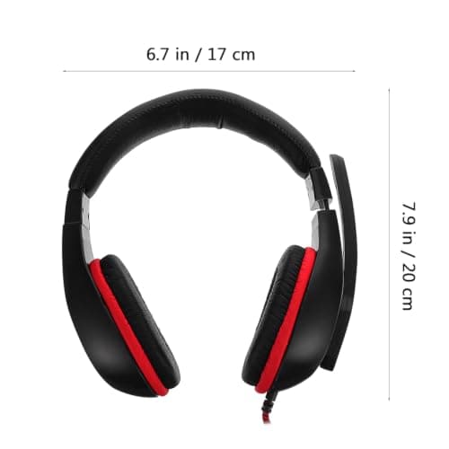 OSALADI Gaming Headset Microphone for Comfortable Ear Pads for Noise Cancelling during Home Travel Use — view 2