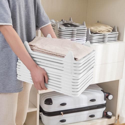 Folded Shirts Storage Board Space-Saving Clothes File Document Board — view 2