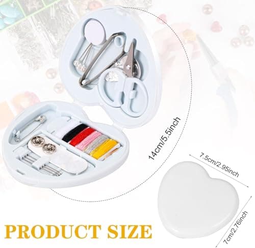 Aruicheng Mini Sewing Kit Small Sewing Kit Portable Needle and Thread Kit Travel Sewing Kit Sewing Accessories Suitable for Home, Travel, Emergency, Kids, Adults — view 2