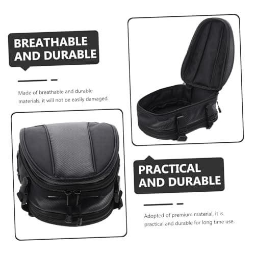 GANAZONO Waterproof Motorcycle Saddle Bag with Breathable Oxford Cloth and Multiple Compartments for Rear Seat Storage 160 — view 3