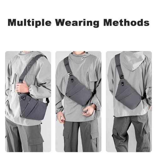BIRDDIE Anti Theft Travel Bag, One Shoulder Large Capacity Cross-body Bag — view 5