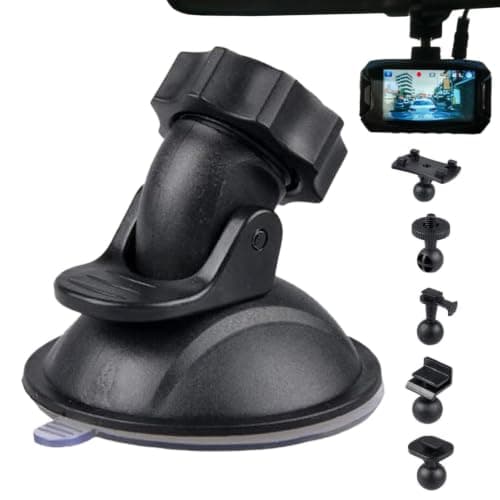 DOTIUWO Dash Cam Mount Quick Release with 5 Adapters for Car Motorcycle — view 6