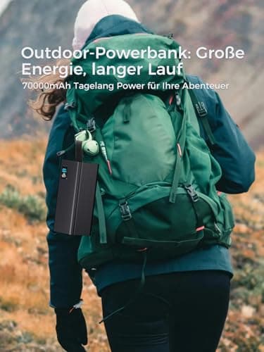 Liahomco 70000mAh Power Bank Fast Charging, 30W USB C Portable Charger — view 5