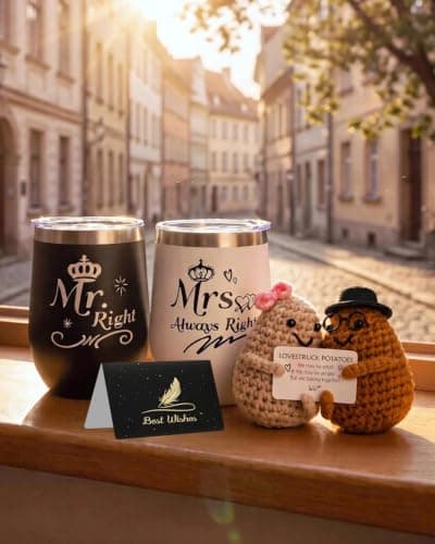 RYLIFEOGI Wedding Gifts Mr Right and Mrs Always Right Mugs — view 4