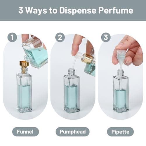 Segus Perfume Bottle Refillable Spray, 2 Pcs 20ml Aftershave Travel Bottle, Empty Glass Perfume Spray Bottles, for Purse, Handbag, Pocket and Luggage (Grey) — view 5