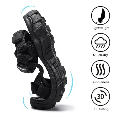 TcIFE Women's Walking Hiking Sandals Comfortable Outdoor Sports Sandals Lightweight Athletic Beach Shoes — view 4
