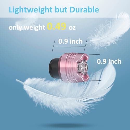RAHAN Rechargeable Headlights for Shoe, Waterproof Flashlight Attachment for Shoe, 3 Light Modes, Camping Accessories for Kids and Adults, Dog Walking — view 5
