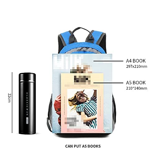 Bseash 10L Small Hiking Backpack for Kids Ages 3-6 Girls Boys Under 4 feet, Mini Waterproof Outdoor Sport Travel Camping Daypack (Blue) — view 5
