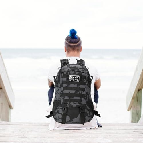 Jueachy Military Tactical Backpack 30L Water Resistant Rucksack for Men — view 5