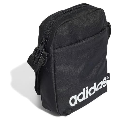 adidas Unisex Linear Organizer Waist Pack, black/white, One Size — view 4