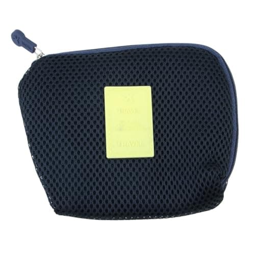 MOBUTOFU Universal Shockproof Charger Cable Organizer Travel Pouch with Mesh Pocket and Several Compartments for Phone and Earphones, Back to School Cable Storage Bag and Travel Blue