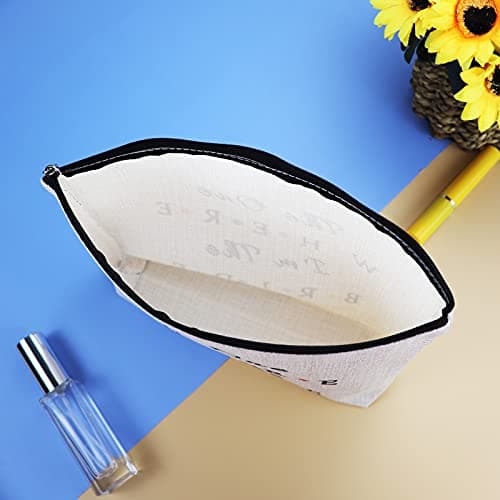 Bride Gift Bridal Makeup Bag Bride to Be Bridal Shower Gift Newly Engaged Travel Cosmetic Bag Engagement Bachelorette Party Gifts Future Mrs Gifts Valentine’s Day Wedding Present Toiletry Pouch — view 5
