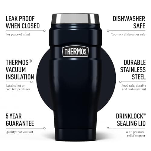 Thermos Stainless King Midnight Blue Tumbler (470ml) 7h Hot | 18h Cold — view 2