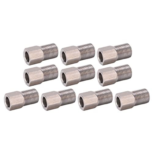 Fabater 8mm Hydraulic Brake Hose Compression Nut, Stainless Steel