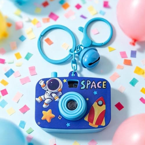 Camera Projector Keychain Space Astronaut LED Projector Backpack Decor — view 3
