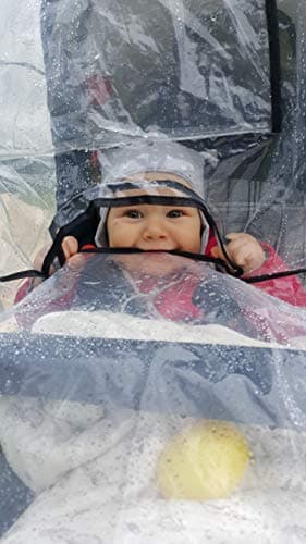Playshoes Baby Travel Universal Pushchair Pram Stroller Rain Cover — view 5