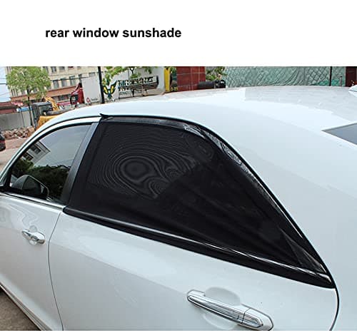 Car Side Window Sun Shade Car Sun Shade Blocking UV Protection Sun Cover Universal Rear Window Sun Shield Screen Car Mosquito Net For Baby Car SUV Road Trip Driving Tour Travel 2Packs — view 4
