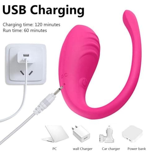 Wireless L.ove E.GGS Vibratiers Women's Mini Vibrat.o.rs Vibrating Massage Tools for Date Night Wearable Vibrabrater for Women Remote Control Bluetooth App Vibrabrater Small HY15 — view 5