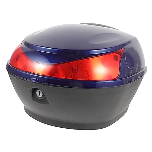 PACKOVE Motorcycle Tail Box Hardwearing Plastic Rear Storage Carrier Lock